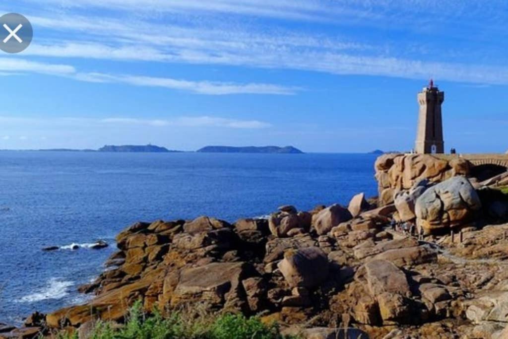 Appartement Plage De Trestraou Perros-Guirec Exterior photo